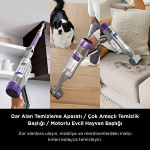Shark PowerDetect Turbo Başlıklı Şarjlı Dikey Süpürge görseli 6