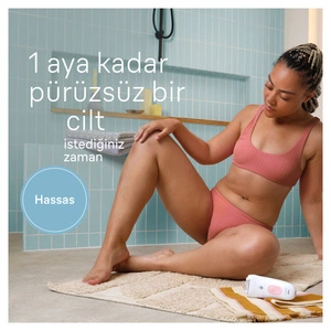 Braun SE 5050 Silk Epil 5 Islak ve Kuru Kalıcı Pürüzsüz Cilt Epilasyon Cihazı Flamingo Pembe görseli 2