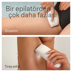 Braun SE 5050 Silk Epil 5 Islak ve Kuru Kalıcı Pürüzsüz Cilt Epilasyon Cihazı Flamingo Pembe görseli 6