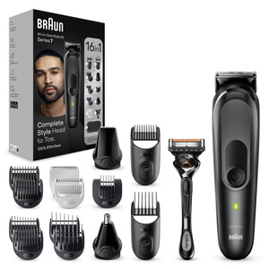 Braun Series 7 MGK7470 Hepsi Bir Arada Şekillendirme Seti 16 sı 1 Arada Erkek Bakım Kiti görseli 1