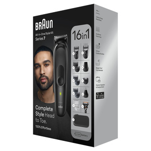 Braun Series 7 MGK7470 Hepsi Bir Arada Şekillendirme Seti 16 sı 1 Arada Erkek Bakım Kiti görseli 7