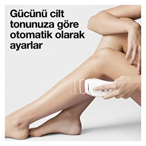 Braun IPL Silk Expert Pro 3 Evde Tüy Alma Çanta Venus Tıraş Makinesi 2 Başlık ile PL3132 Beyaz Gümüş görseli 6
