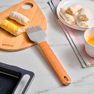 Karaca x Refika Gadgets Ahşap Saplı Silikon Fırça görseli 2