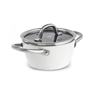 Karaca x Refika Swiss Crystal Creamy Metal Tencere 14 cm