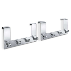 Zack Exit 4 Kancalı Kapı Askısı 13,5 cm x 4,5 Cm (16 - 19 mm) görseli 3