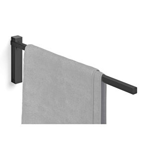 Zack Carvo Havlu Askısı 44 cm x 12 cm Siyah görseli 2