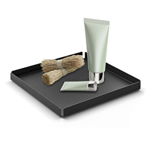 Zack Potes Büyük Tepsi 20 cm x 2 cm x 20 cm Siyah görseli 2