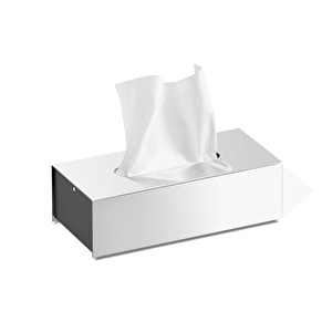 Zack Puro Kağıt Mendil Tutucusu 25 cm x 12 cm x 8 cm Parlak görseli 2