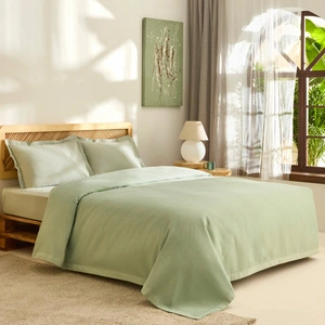 Kaşmir Home Nora %100 Pamuk Çift Kişilik Pike Çağla görseli 2