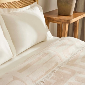 Kaşmir Home Mosy Çift Kişilik Jakar Muslin Pike Bej  görseli 4
