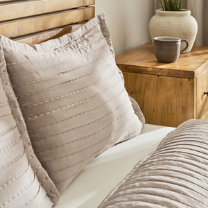 Kaşmir Home Amelia Çift Kişilik Yatak Örtüsü Takımı Bej görseli 7