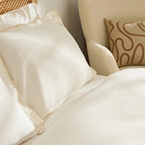 Kaşmir Home Liana Çift Kişilik Pike Takımı Offwhite  görseli 7