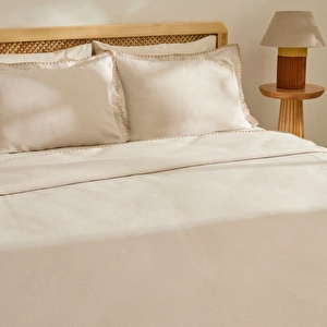 Kaşmir Home Liana Çift Kişilik Pike Takımı Taş görseli 5
