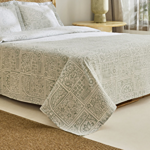 Kaşmir Home Hanne Tek Kişilik Pike Takımı Mint görseli 3