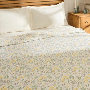Kaşmir Home Hedda %100 Pamuk Çift Kişilik Pike Yeşil  görseli 4