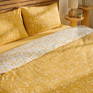 Kaşmir Home Inga Tek Kişilik Nevresim Takımı Sarı  görseli 5