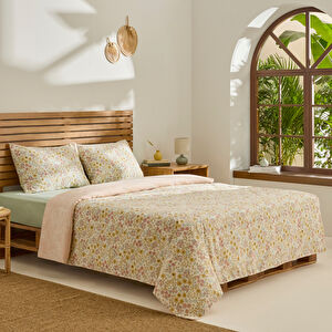 Kaşmir Home Seina Tek Kişilik Nevresim Takımı Terracota 