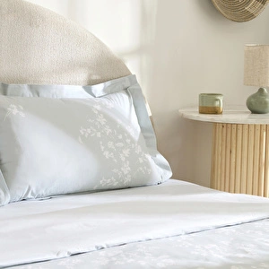Kaşmir Home Fancy %100 Pamuk Tek Kişilik Nevresim Takımı Mint  görseli 7