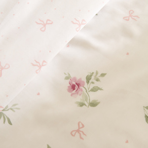 Kaşmir Home Pure Lov %100 Pamuk Çift Kişilik Nevresim Takımı Rose  görseli 8