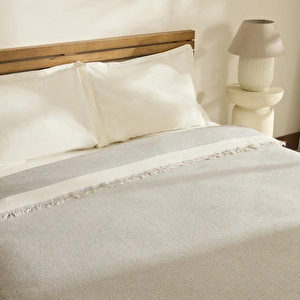 Kaşmir Home Frida Çift Kişilik Pike Gri görseli 4