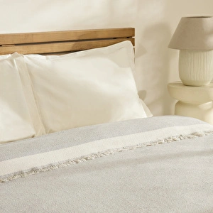 Kaşmir Home Frida Çift Kişilik Pike Gri görseli 5