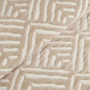 Kaşmir Home Space Çift Kişilik Yatak Örtüsü Takımı Bej görseli 6