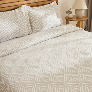 Kaşmir Home Space Çift Kişilik Yatak Örtüsü Takımı Gri  görseli 6