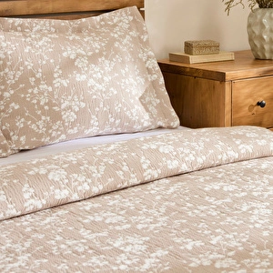 Kaşmir Home Eternal Çift Kişilik Yatak Örtüsü Takımı Bej görseli 7