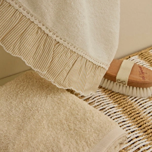 Kaşmir Home Liv 2'li Yüz Havlusu Set Offwhite görseli 2