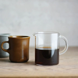 Kinto Slow Coffe Kahve Sürahisi Şeffaf görseli 2