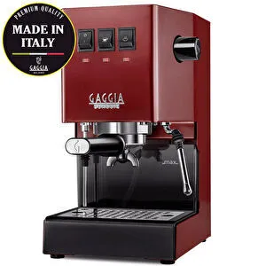 Gaggia New Classic Evo 2023 Espresso Makinesi Kırmızı görseli 1