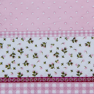 Karaca 20li Lilly Pembe Peçete 33x33 cm. görseli 1