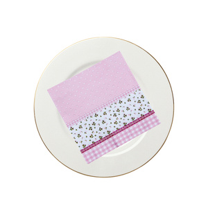Karaca 20li Lilly Pembe Peçete 33x33 cm. görseli 2