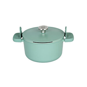 Berghoff Leo Phantom Forest Green Kapaklı Yapışmaz Derin Tencere 24 Cm
