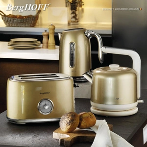 Berghoff Gem Metallic 1.7 L Su Isıtıcı – 2200 W, Paslanmaz Çelik | Vanilya Krem görseli 4