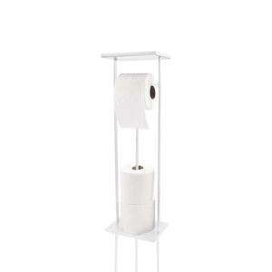 The Mia Tepsili Tuvalet Kağıdı Standı Beyaz 54x15x12 Cm