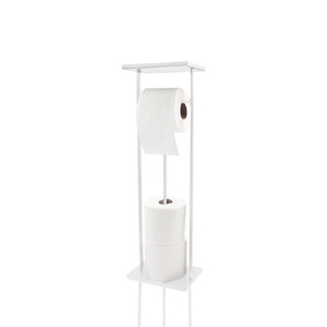 The Mia Tepsili Tuvalet Kağıdı Standı Beyaz 54x15x12 Cm görseli 5