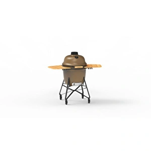 Berghoff Ron Mat Haki Yeşil Büyük Seramik Barbekü Ve Fırın 58 Cm görseli 3
