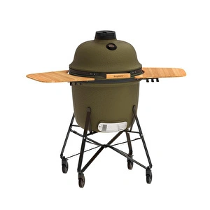 Berghoff Ron Mat Haki Yeşil Büyük Seramik Barbekü Ve Fırın 58 Cm görseli 1