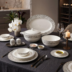 Royal Canterbury Silver Pearl Yemek Takımı 72 Parça