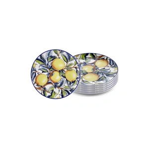 The Mia Odore Di Limone Pasta Tabağı 6lı Set 19 Cm Odl0002