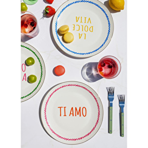 The Mia Ti Amo Servis Tabağı 6 Kişilik görseli 2