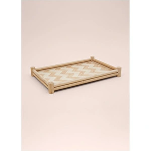 The Mia Wicker Bambu Tepsi 41x28 Cm Tps0071