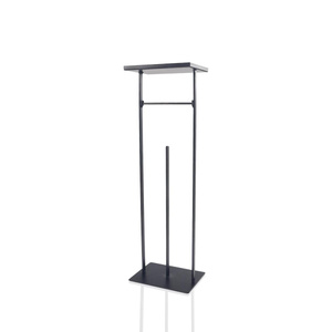 The Mia Tepsili Tuvalet Kağıdı Stand Siyah 54x15x12 Cm