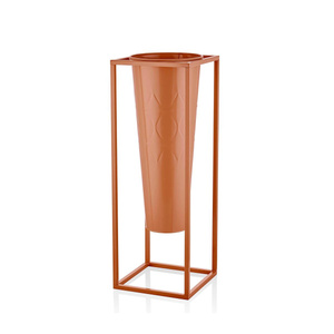 The Mia Prizma Vazo Saksı Terracota 80x30x30 Cm