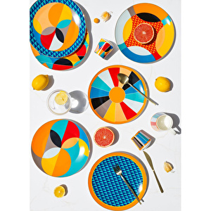 The Mia Shapes Servis Tabağı 6 Kişilik görseli 3