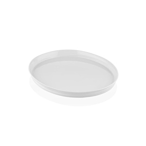 The Mia Cotta Limoges Servis Tabağı Beyaz 27x23 Cm görseli 5