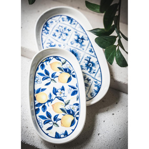 The Mia Odore Di Limone Oval Servis 2li 26 Cm Odl0012
