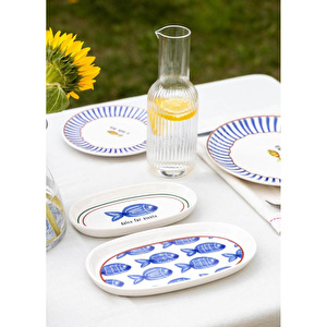 The Mia Fish Oval Servis 2li 21 Cm görseli 2