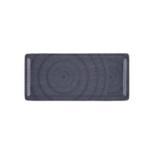 The Mia Noon Dikdörtgen Servis Gri 35x16 Cm